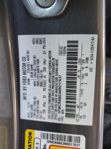 3FMCR9B63NRD17637 Ford Bronco Sport Big Bend