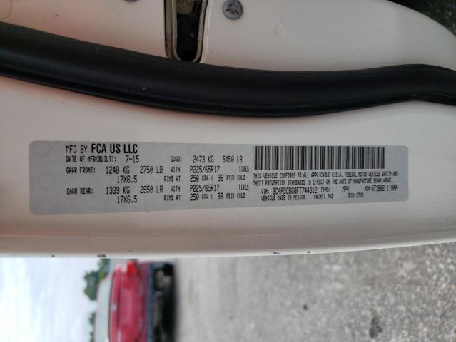 3C4PDCBG8FT744312 Dodge Journey Sxt