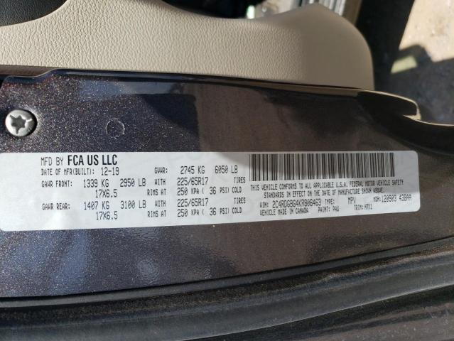 2C4RDGBG4KR806463 Dodge Grand Caravan Se