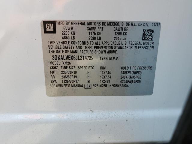3GKALVEX6JL214739 GMC Terrain Slt