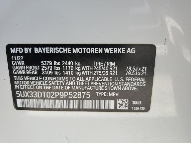 5UX33DT02P9P52875 BMW X4 Xdrive30i
