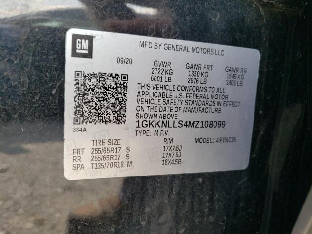 1GKKNLLS4MZ108099 GMC Acadia At4