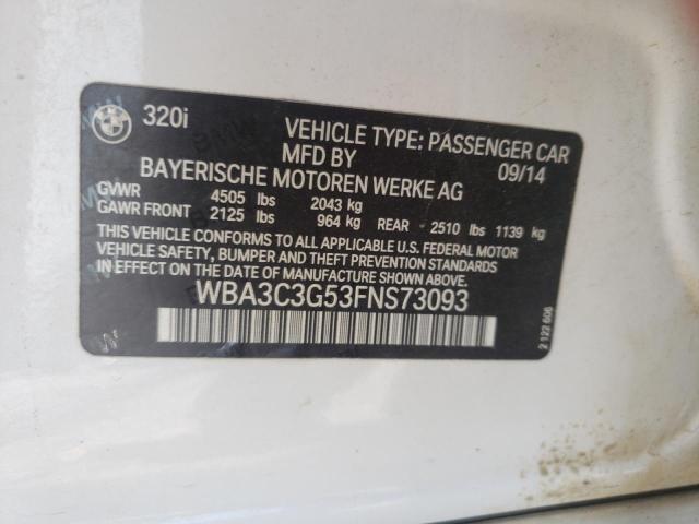 WBA3C3G53FNS73093 BMW 320 I Xdrive