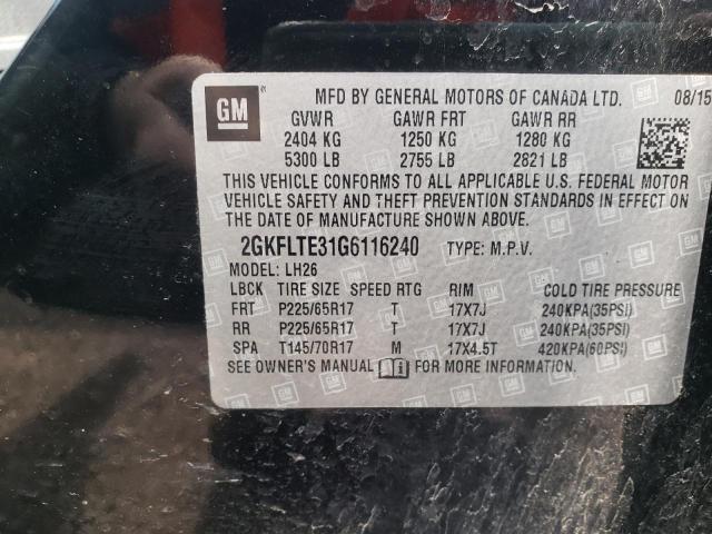 2GKFLTE31G6116240 GMC Terrain Sle