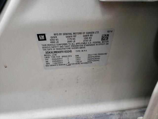 2GKALMEK8F6183245 GMC Terrain Sle