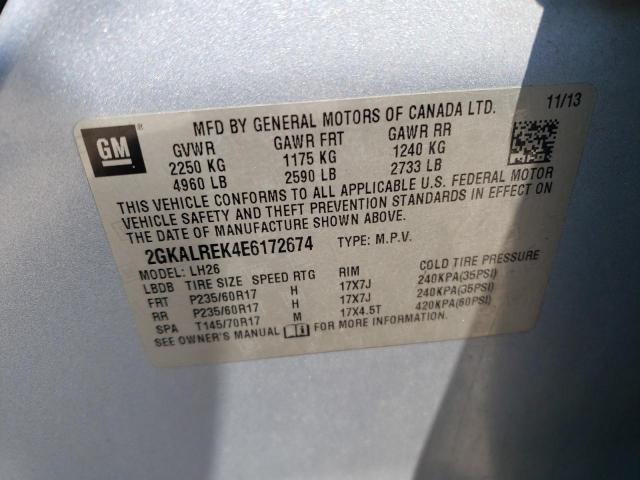 2GKALREK4E6172674 GMC Terrain Sle