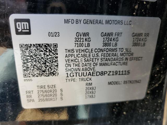 1GTUUAED8PZ191115 GMC Sierra K1500