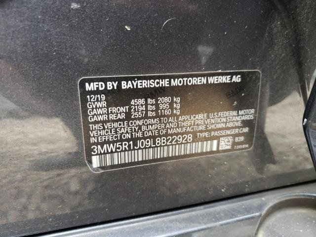 3MW5R1J09L8B22928 BMW 330I