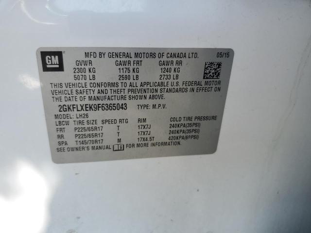 2GKFLXEK9F6365043 GMC Terrain Slt