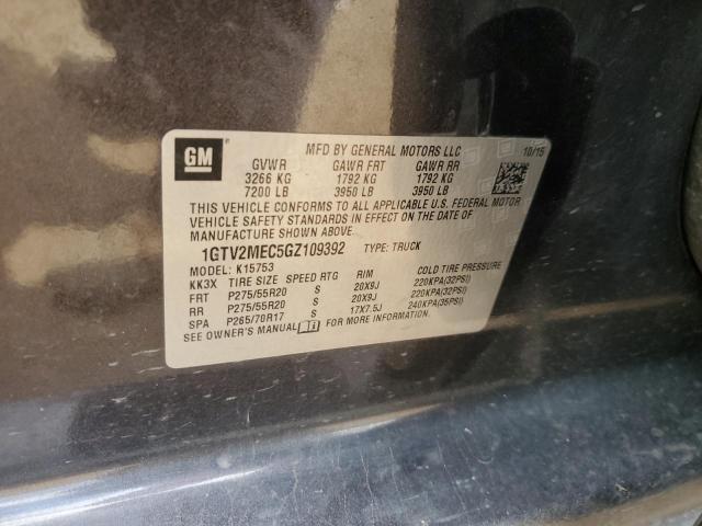 1GTV2MEC5GZ109392 GMC Sierra K1500 Sle