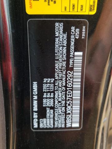WBSLX9C57ED160292 BMW M6