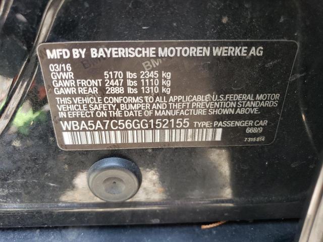 WBA5A7C56GG152155 BMW 528 XI