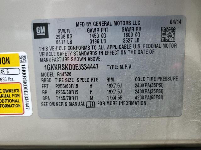 1GKKRSKD0EJ334447 GMC Acadia Slt-2