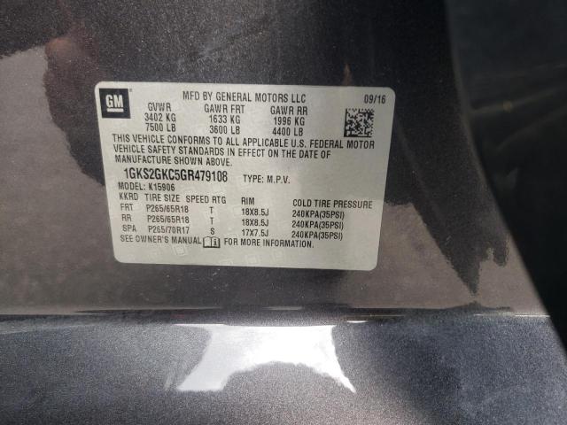 1GKS2GKC5GR479108 GMC Yukon Xl K1500 Slt
