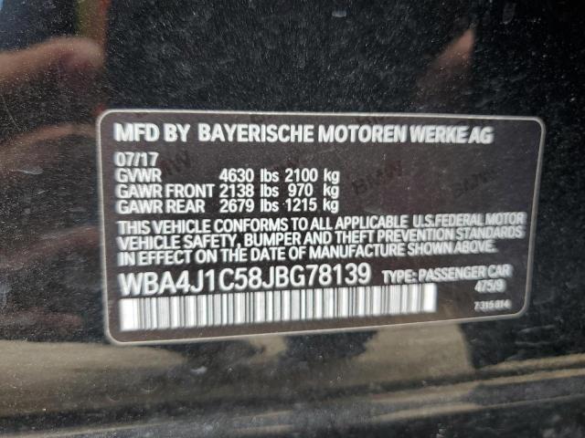 WBA4J1C58JBG78139 BMW 430i Gran Coupe