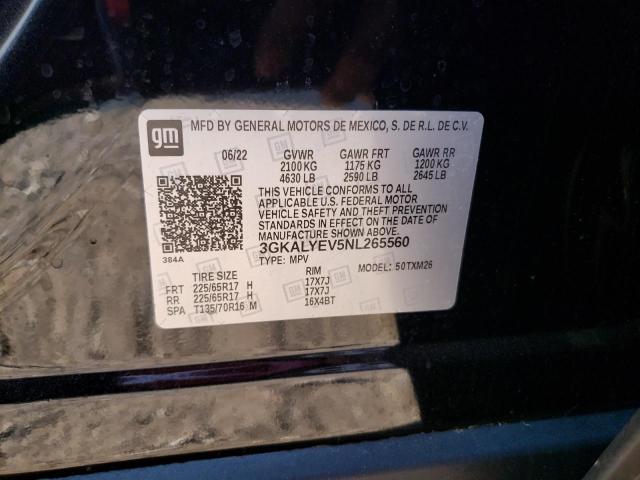 3GKALYEV5NL265560 GMC Terrain At4