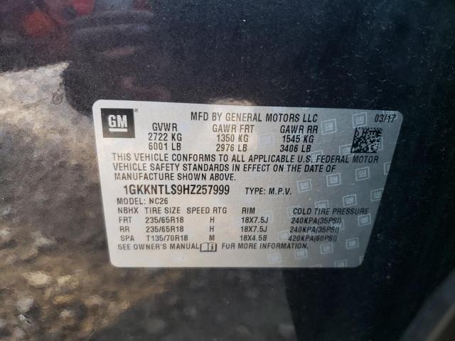 1GKKNTLS9HZ257999 GMC Acadia All Terrain