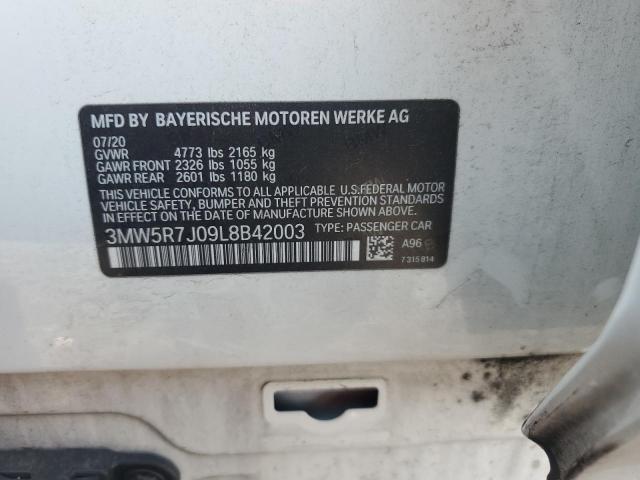 3MW5R7J09L8B42003 BMW 330XI