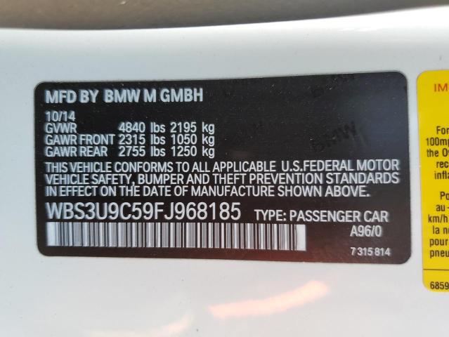 WBS3U9C59FJ968185 BMW M4