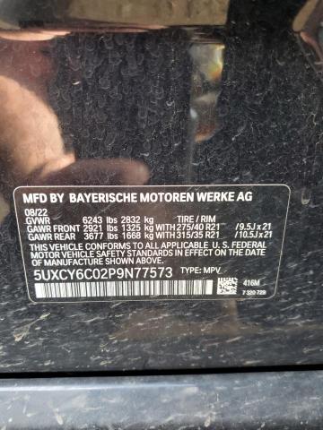 5UXCY6C02P9N77573 BMW X6 Xdrive40i