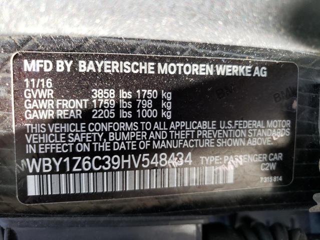 WBY1Z6C39HV548434 BMW I3 Bev