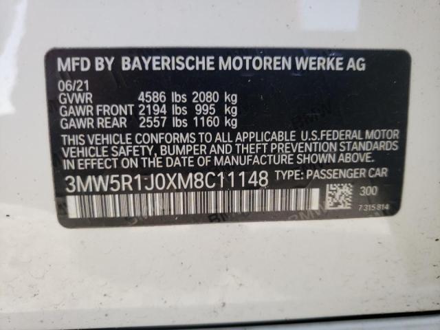 3MW5R1J0XM8C11148 BMW 330I