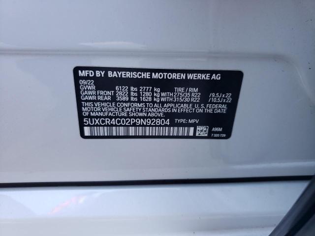 5UXCR4C02P9N92804 BMW X5 Sdrive 40i