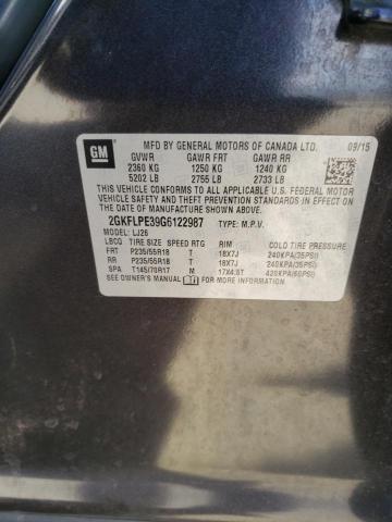 2GKFLPE39G6122987 GMC Terrain Slt