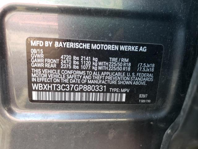 WBXHT3C37GP880331 BMW X1 Xdrive28i