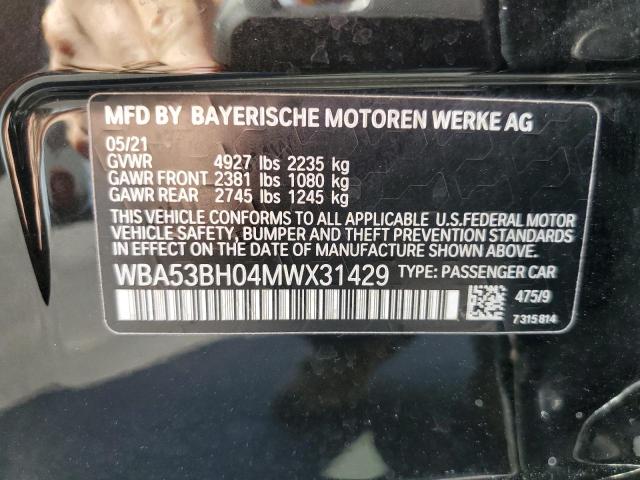 WBA53BH04MWX31429 BMW 530 I