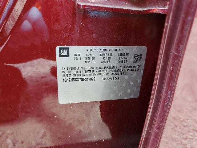 1G1ZH5SX7GF317829 Chevrolet Malibu Premier