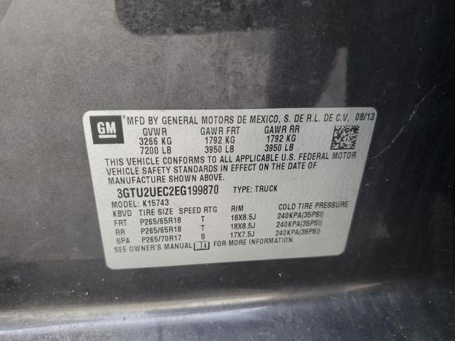 3GTU2UEC2EG199870 GMC Sierra K1500 Sle