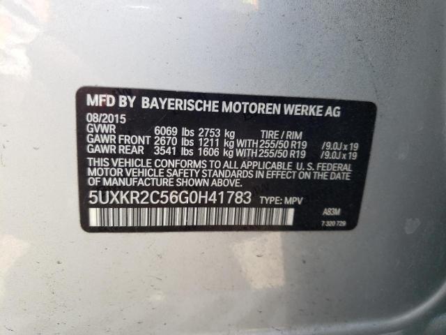 5UXKR2C56G0H41783 BMW X5 Sdrive35i