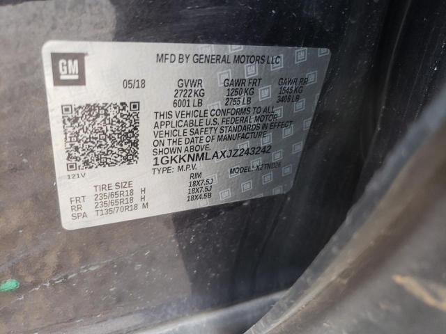 1GKKNMLAXJZ243242 GMC Acadia Slt-1