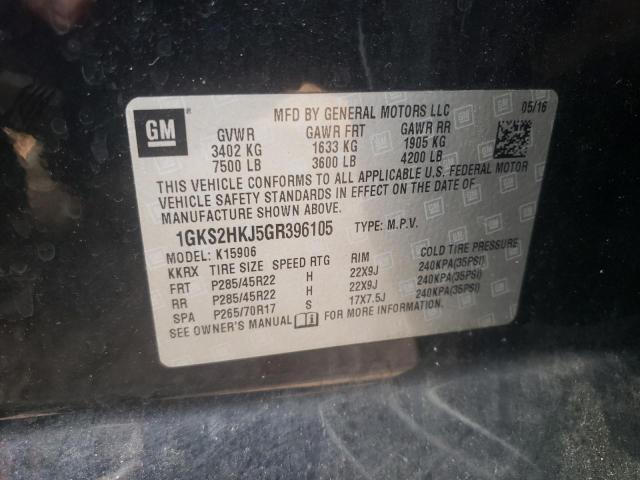 1GKS2HKJ5GR396105 GMC YUKON XL DENALI