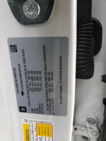 1GKS1BKD4MR185130 GMC YUKON SLT