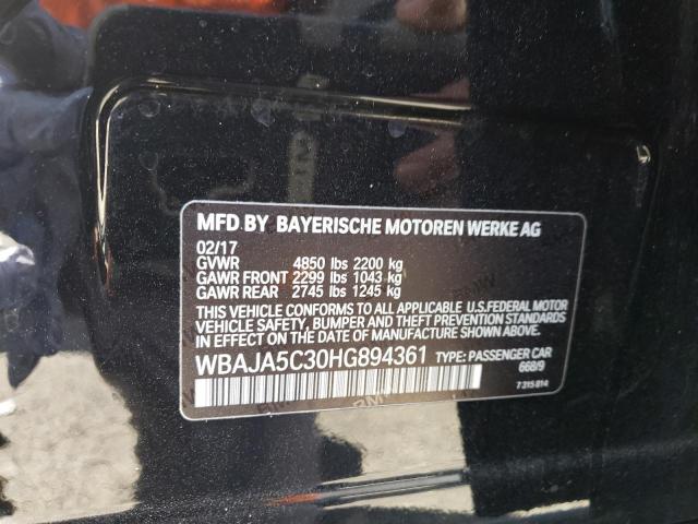 WBAJA5C30HG894361 BMW 530 I