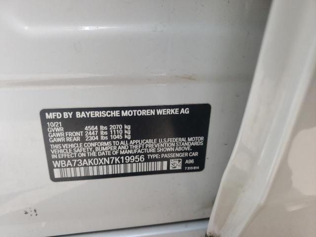 WBA73AK0XN7K19956 BMW 228XI
