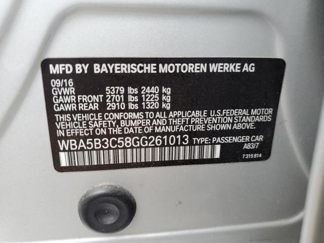 WBA5B3C58GG261013 BMW 535 XI