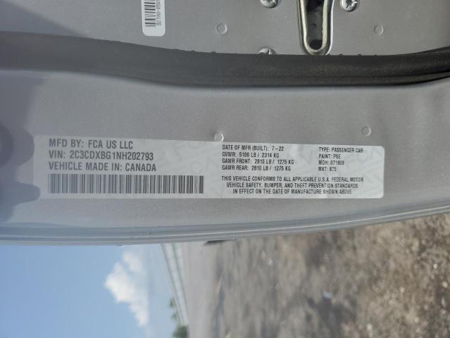2C3CDXBG1NH202793 Dodge Charger Sxt