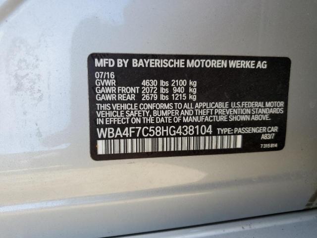 WBA4F7C58HG438104 BMW 430i Gran Coupe