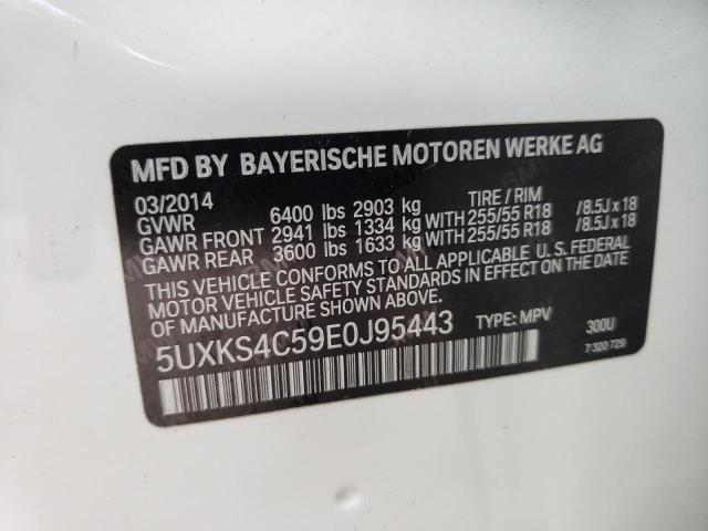 5UXKS4C59E0J95443 BMW X5 Xdrive35d