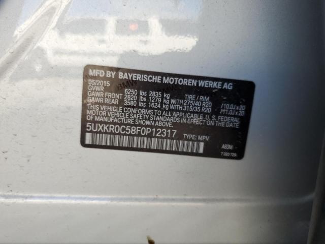 5UXKR0C58F0P12317 BMW X5 Xdrive35i