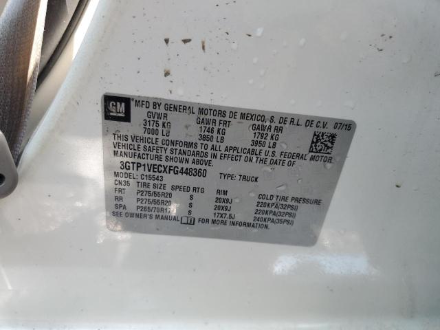 3GTP1VECXFG448360 GMC Sierra C1500 Slt