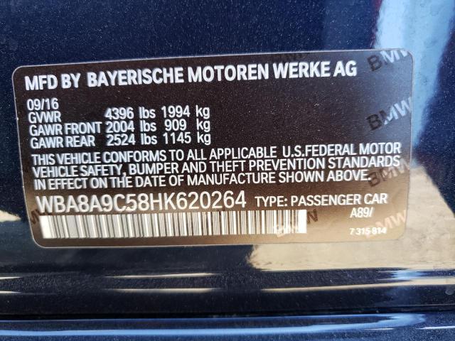 WBA8A9C58HK620264 BMW 320 I