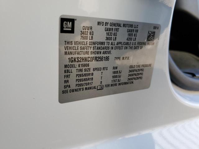 1GKS2HKC0FR256186 GMC Yukon Xl K1500 Slt