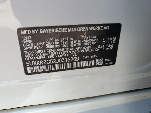 5UXKR2C52J0Z15269 BMW X5 Sdrive35i