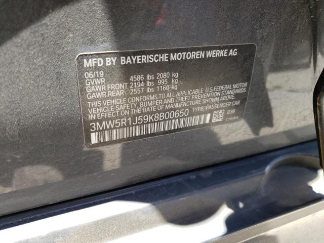 3MW5R1J59K8B00650 BMW 330I