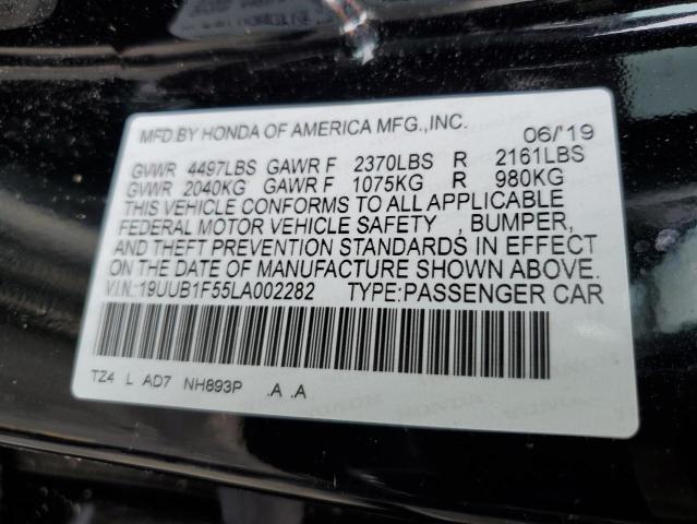 19UUB1F55LA002282 Acura Tlx Technology