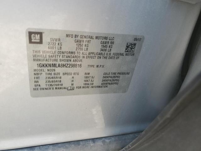 1GKKNMLA8HZ298816 GMC Acadia Slt-1